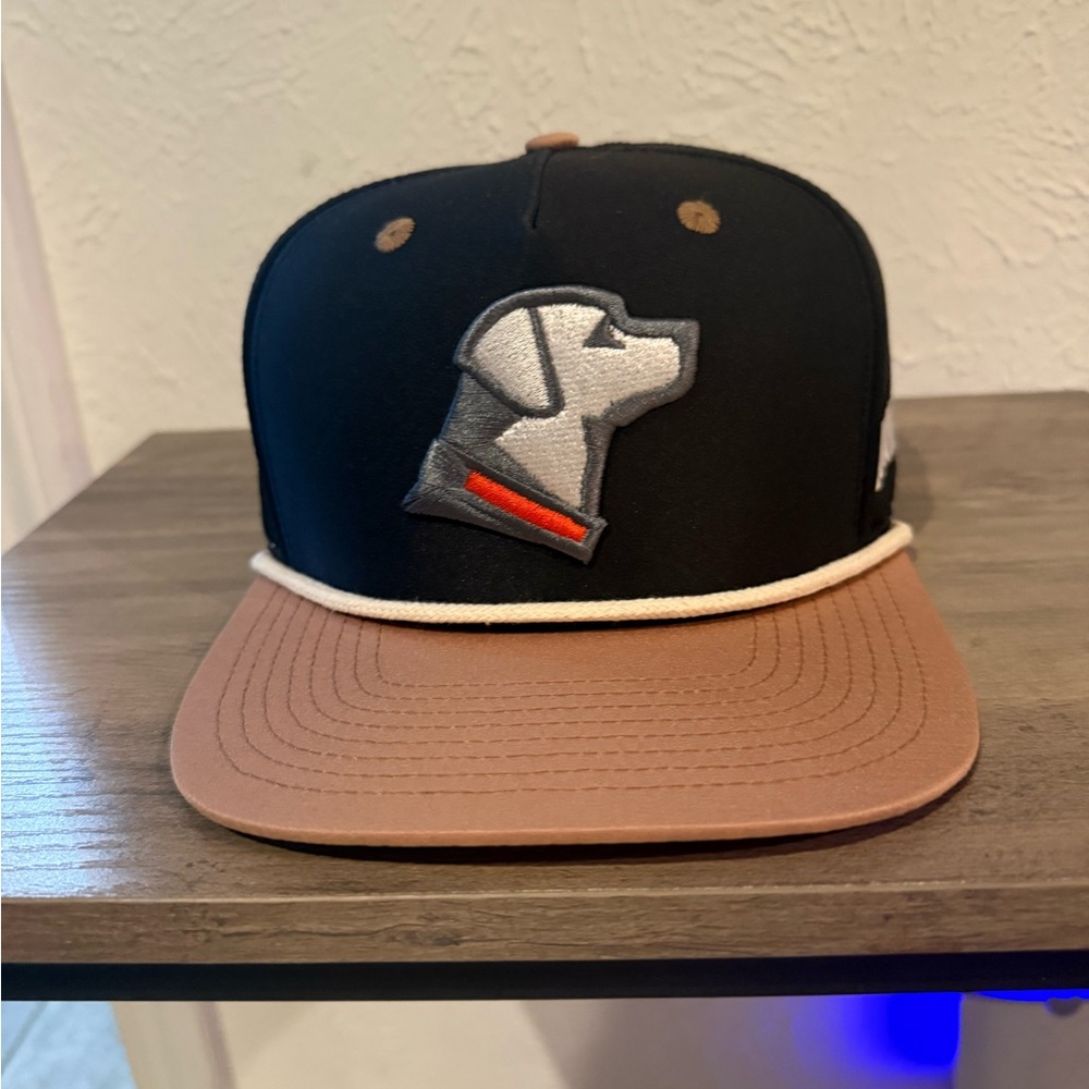 Black and Brown Dog Logo Hat